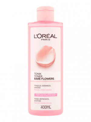 تونر پاک کننده صورت لورآل مدل RARE FLOWERS حجم ۴۰۰ میلی لیتر