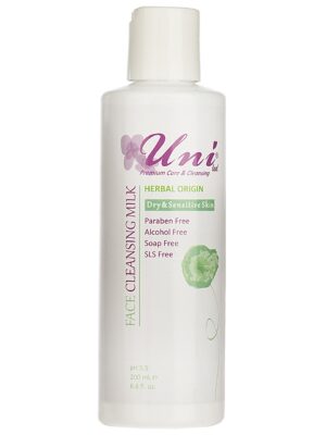 شیر پاک کن یونی لد سری Herbal Origin مدل Dry And Sensitive Skin حجم 200 میلی لیتر