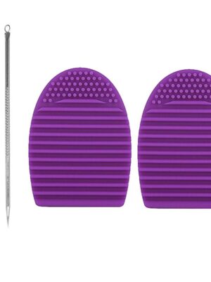 پیلینگ صورت مدل P2 مجموعه دو عددی به همراه پد شستشوی برس آرایشی مدل B2 مجموعه دو عددی