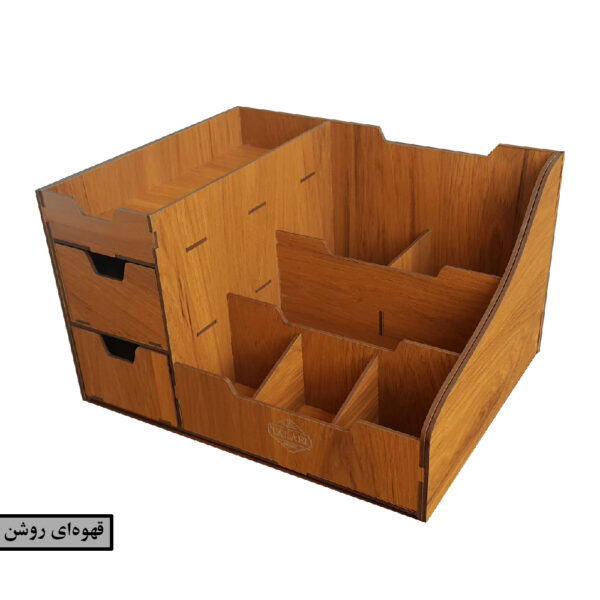 استند لوازم آرایشی لوکس طلائی مدل MB005