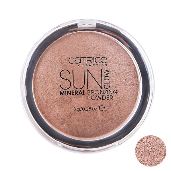 پودر برنزه کاتریس مدل Sun Glow Mineral شماره 010