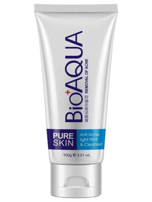 فوم شستشو صورت بایو آکوا مدل Anti Acne light Print & Cleanser حجم 100 میلی لیتر