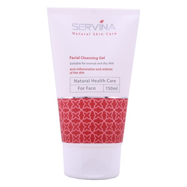 ژل شستشوی صورت سروینا  مخصوص پوست های خشک و معمولی مدل  Normal and Dry skin حجم 150میلی لیتر