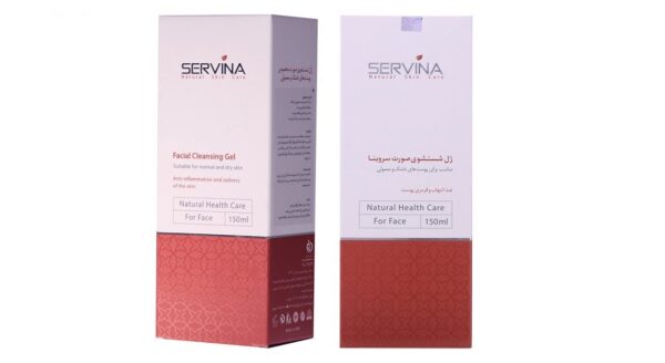 ژل شستشوی صورت سروینا  مخصوص پوست های خشک و معمولی مدل  Normal and Dry skin حجم 150میلی لیتر
