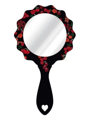 آینه آرایشی مدل گل کد AY754