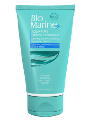 ژل شستشو صورت بایومارین مدل AQUA PURE حجم 50 میلی لیتر