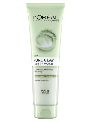 ژل پاک کننده صورت لورآل مدل Pure Clay Purity Wash حجم 150 میلی لیتر