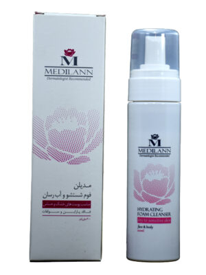 فوم شستشو صورت مدیلن مدل hydrating حجم 200 میلی لیتر