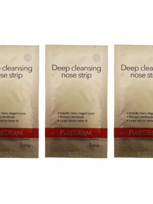 چسب‌ پاک کننده بینی پیوردرم مدل Deep Cleansing بسته 3 عددی