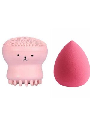 پد آرایشی و برس پاک کننده صورت مدل ZR-0