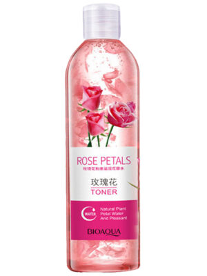 تونر پاک کننده آرایش بایو آکوا مدل گل رز حجم 250 میلی لیتر