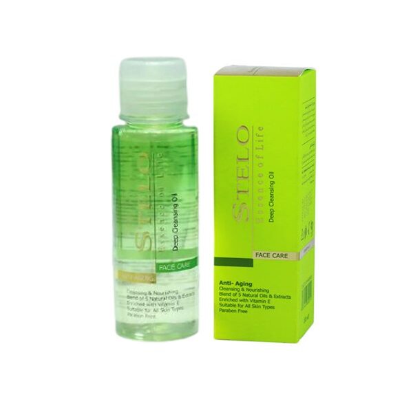 پاک کننده آرایش صورت استلو مدل Anti-Aging حجم 100 میلی لیتر