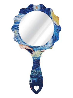 آینه آرایشی مدل نقاشی کد 304