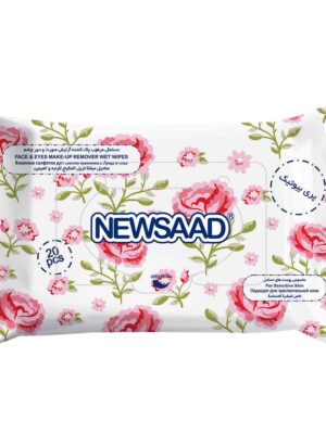 دستمال مرطوب نیوساد مدل Sensitive Skin بسته 20 عددی