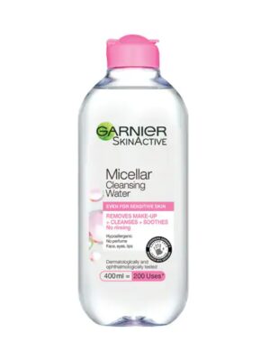 آب پاک کننده آرایش صورت گارنیه مدل Micellar حجم 400 میلی لیتر