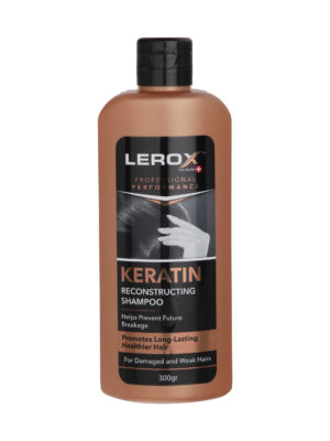 شامپو مو لروکس مدل Keratin حجم 300 میلی لیتر