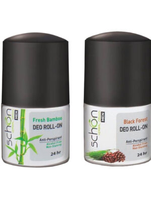 رول ضد تعریق مردانه شون مدل Fresh Bamboo حجم 50 میلی لیتر به همراه رول ضد تعریق مدل Black Forest