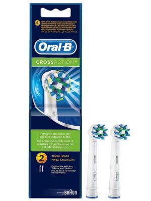 سری مسواک برقی اورال-بی مدل EB50 CROSS ACTION بسته 2 عددی