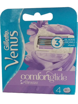 تیغ یدک ژیلت مدل Venus Comfortglide بسته ‏4 عددی