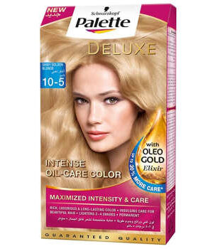 کیت رنگ مو پلت سری Deluxe مدل shiny Golden Shade شماره 5-10