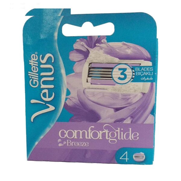 تیغ یدک ژیلت مدل Venus Comfortglide بسته ‏4 عددی