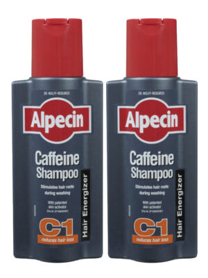 شامپو مو آلپسین مدل Caffeine C1 حجم 250 میلی لیتر مجموعه 2 عددی