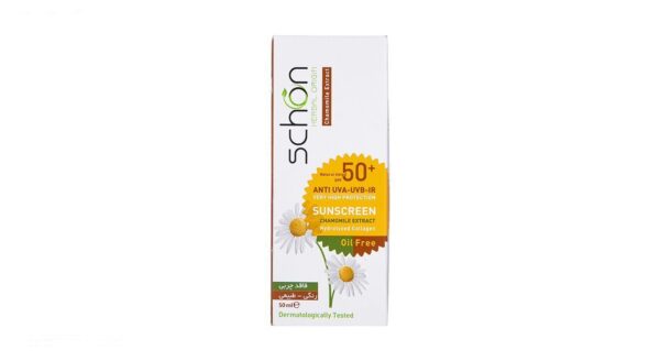 کرم ضد آفتاب رنگی فاقد چربی شون با رنگ طبیعی + SPF50