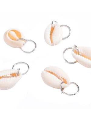 حلقه تزیینی مو طرح صدف کد SH 01 مجموعه 5 عددی