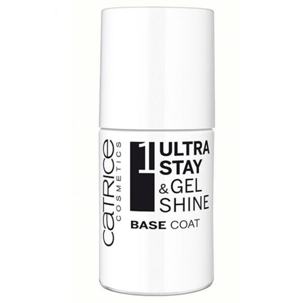 لاک ناخن کاتریس مدل Ultra Stay And Gel Shine Base Coat حجم 8 میلی لیتر