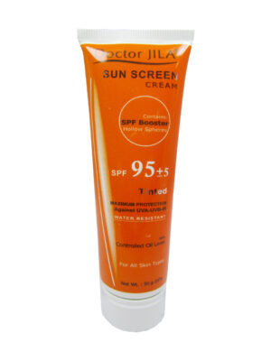 کرم ضدآفتاب رنگی دکتر ژیلا Spf95 حجم 50 گرم