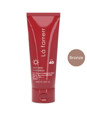 کرم ضد آفتاب و ضد لک رنگی لافارر مدل Oily And Acne-Prone Bronze حجم 40 میلی لیتر