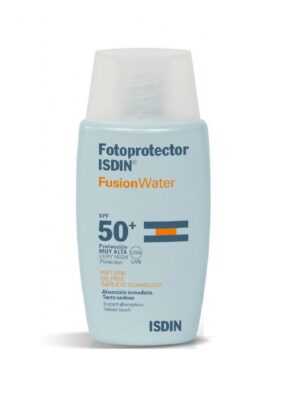 کرم ضدآفتاب ایزدین مدل Fusion water spf 50 حجم 50 میلی لیتر