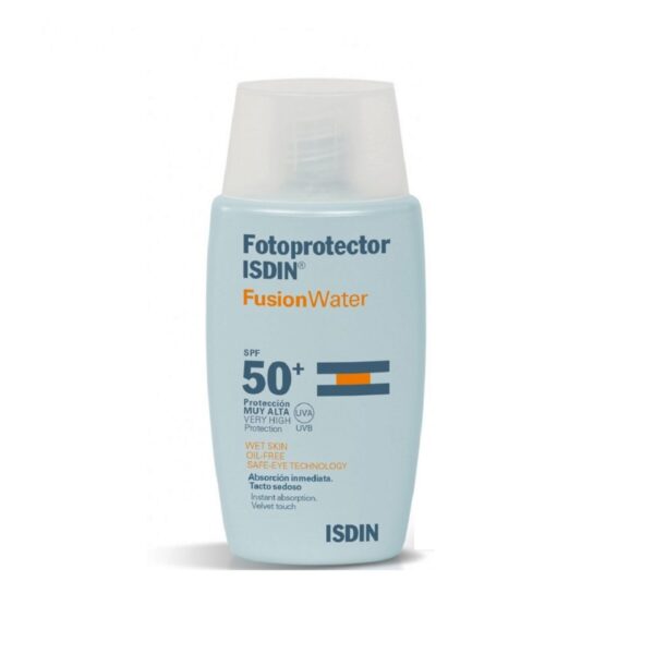 کرم ضدآفتاب ایزدین مدل Fusion water spf 50 حجم 50 میلی لیتر