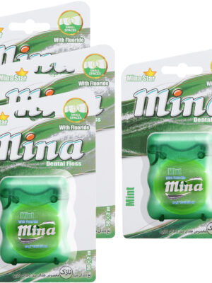 نخ دندان مینا مدل Mint Narrow بسته 4 عددی