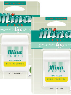 نخ دندان مینا مدل Mint بسته 2 عددی