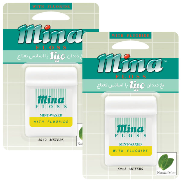 نخ دندان مینا مدل Mint بسته 2 عددی