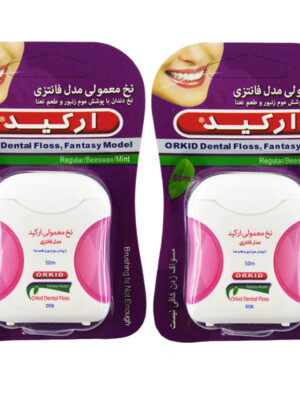 نخ دندان ارکید مدل Pink New Fantasy بسته 2 عددی