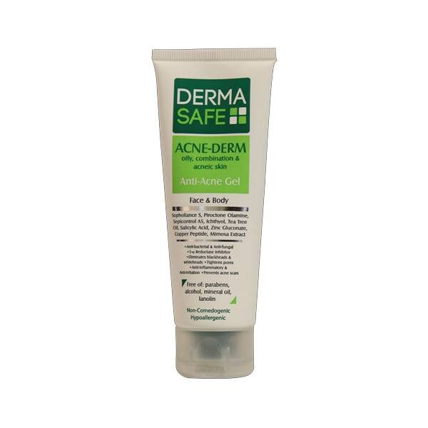 ژل ضد جوش درماسیف مدل Acne Derm حجم ۷۵ میلی لیتر