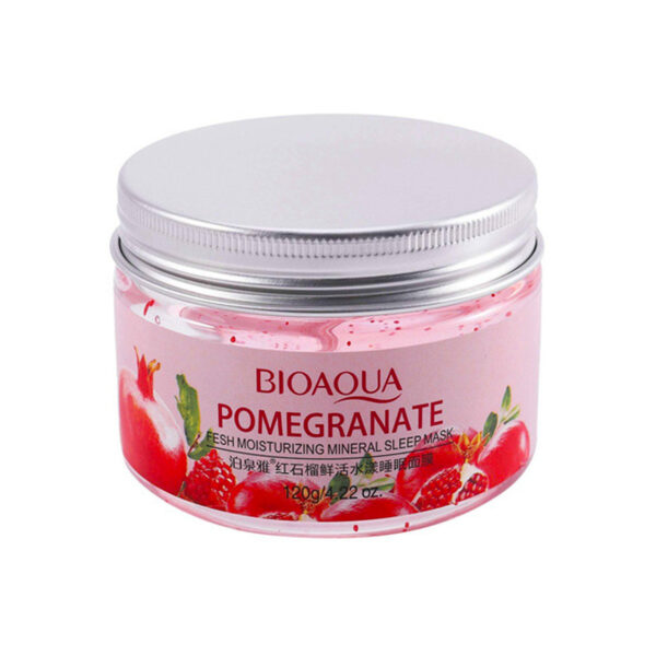 ماسک صورت شب بایو آکوا مدل pomegranate حجم 120 میلی لیتر