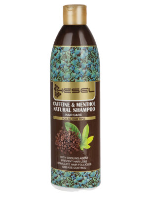 شامپو گیاهی هسل مدل Caffein And Menthol حجم 400 میلی لیتر