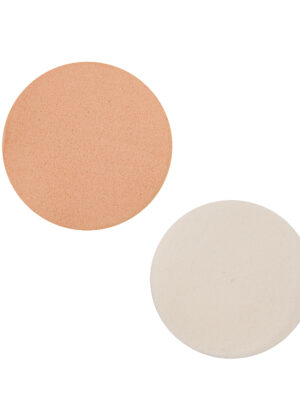 بسته 12 عددی پد های آرایشی مدل Cream and White