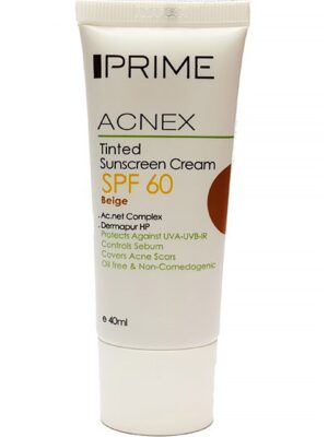 کرم ضد آفتاب رنگی پریم مدل Acnex Beige SPF60 حجم 40 میلی لیتر