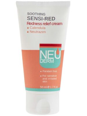 کرم ضد قرمزی پوست نئودرم مدل Soothing Sensi-Red حجم 50 میلی لیتر