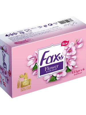 صابون حمام فکس مدل Flower Perfume وزن 125 گرم بسته 6 عددی