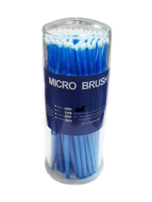 قلم میکروبراش ناخن و مژه مدل MLT Fine بسته 100 عددی