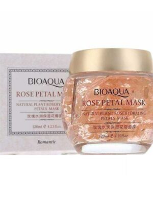 ماسک صورت بایو آکوا مدل ROSE PETAL MASK حجم 120 میلی لیتر