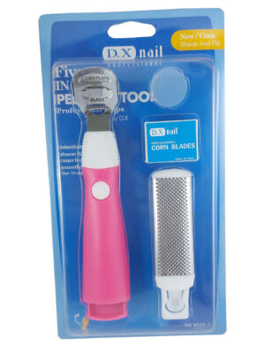 ست تیغ و رنده پا مدل B020-A مجموعه 5 عددی