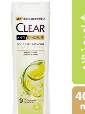 شامپو ضد شوره بانوان مخصوص موهای چرب کلییر مدل Scalp Oil Control حجم 400 میلی لیتر