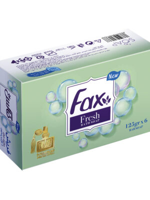 صابون حمام فکس مدل Fresh Perfume وزن 125 گرم بسته 6 عددی