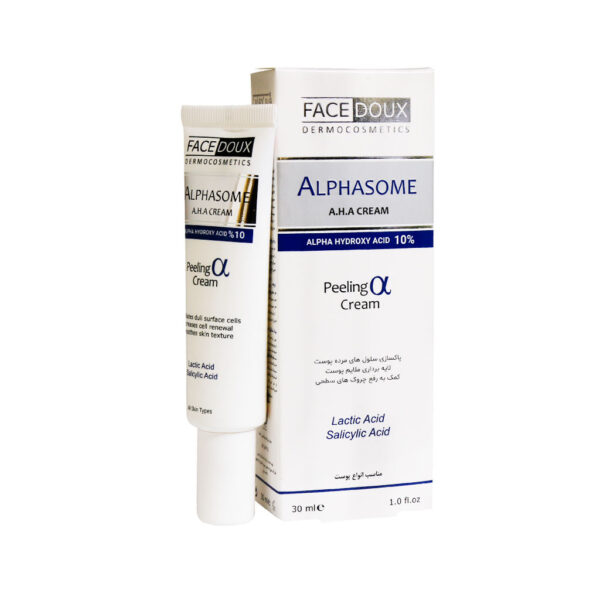 کرم لایه بردار فیس دوکس مدل Alphasome 10 حجم 30 میلی لیتر